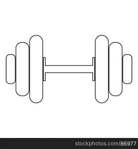 Dumbbell icon .