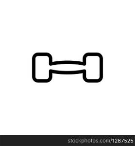 Dumbbell icon design vector template