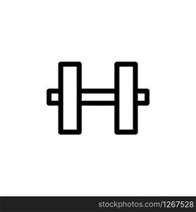 Dumbbell icon design vector template