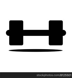 Dumbbell icon vector