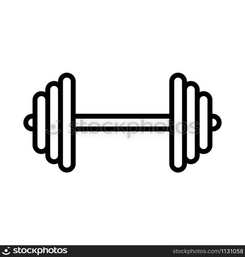 Dumbbell icon vector design templates on white background