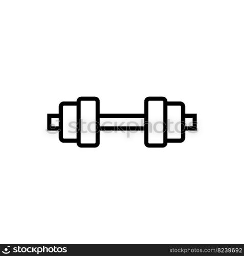 dumbbell icon vector design templates white on background