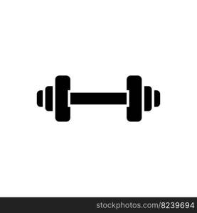 dumbbell icon vector design templates white on background