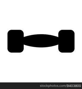 dumbbell icon vector illustration logo deisgn