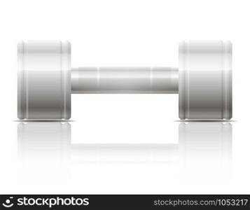 dumbbell workouts for sports vector illustration EPS 10 isolated on white background