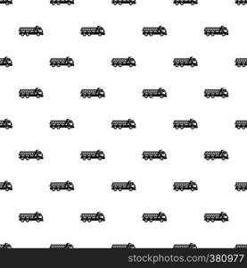 Dump truck pattern. Simple illustration of dump truck vector pattern for web. Dump truck pattern, simple style