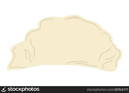 Dumpling isolated on background. Vector illustration. Dumpling isolated on background. Vector illustration.