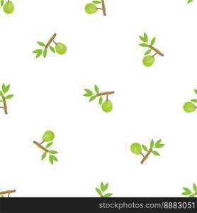 Durian branch pattern seamless background texture repeat wallpaper geometric vector. Durian branch pattern seamless vector