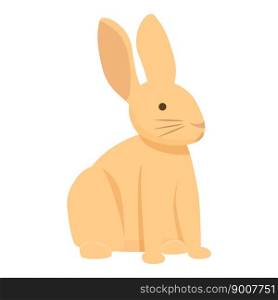 Dutch bunny icon cartoon vector. Pet animal. Hare breed. Dutch bunny icon cartoon vector. Pet animal