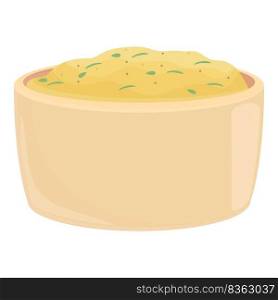 Dutch mashed potato icon cartoon vector. Food platter. Cuisine culture. Dutch mashed potato icon cartoon vector. Food platter