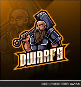 Dwarfs esport mascot logo design