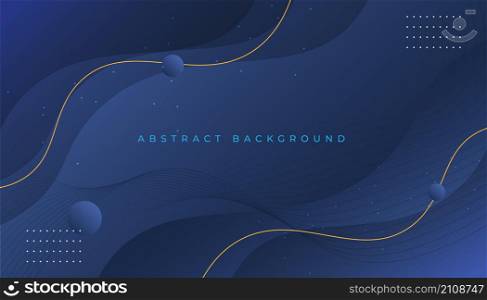 Dynamic blue background with abstract shapes