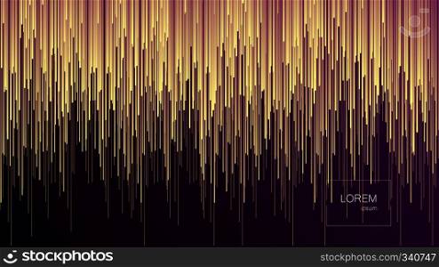 Dynamic Flow Bright Lines Abstract Background. Landing Page. Digital Glitch Effect