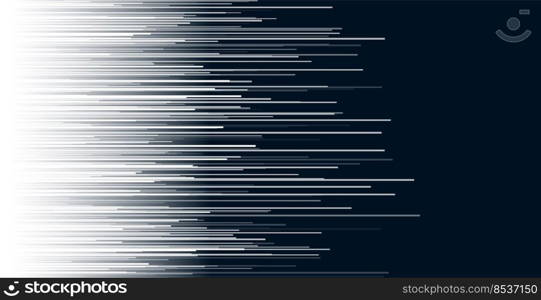 dynamic horizontal white lines abstract background