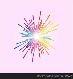 Dynamic sound wave abstract background, stock vector
