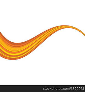 Dynamic texture orange background vector illustration