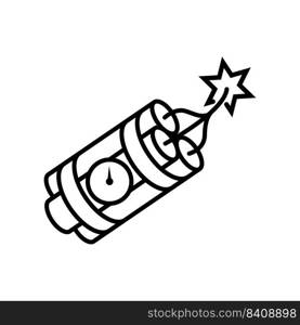 Dynamite icon vector design template.