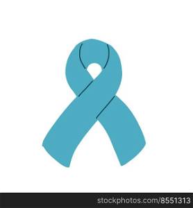 Dysautonomia Awareness Month October support ribbon element vector isolated.. Dysautonomia Awareness Month October support ribbon element vector.