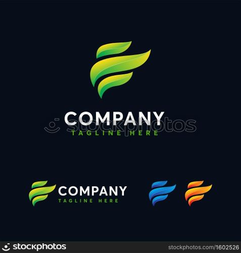 E Alpabhet Logo Design Template Verctor Modern And Minimalism