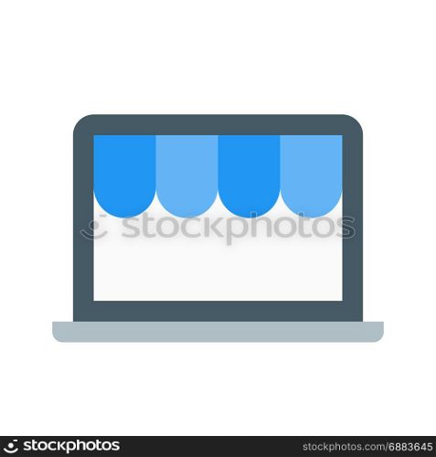 e-commerce, icon on isolated background,