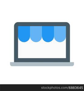 e-commerce, icon on isolated background,