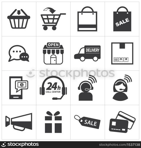 e-commerce icon set