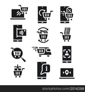 e-commerce icons set