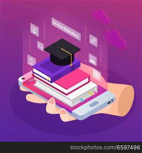 E-learning Isometric Composition