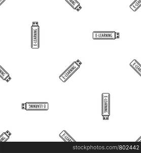 E learning usb pattern seamless vector repeat geometric for any web design. E learning usb pattern seamless vector