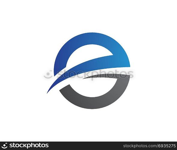 E Letter Faster Logo Template. E Letter Faster Logo Template vector icon illustration design