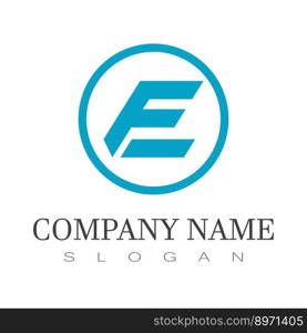 E Letter Logo Business  Vector and symbol design 