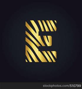 E letter logo vector design. Initial letter E logo design.