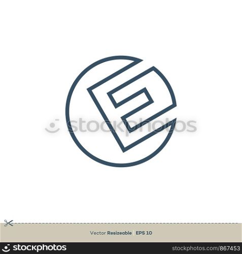 E Letter vector Logo Template Illustration Design. Vector EPS 10.