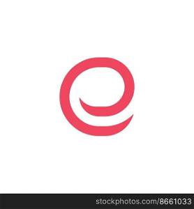 E Logo Design and template. Creative E icon initials based Letters in vector.