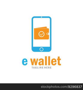 e wallet modern pay icon vector illustration template design