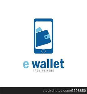 e wallet modern pay icon vector illustration template design