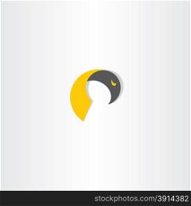 eagle bird abstract vector icon design emblem