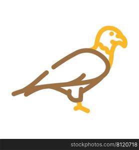 eagle bird color icon vector. eagle bird sign. isolated symbol illustration. eagle bird color icon vector illustration