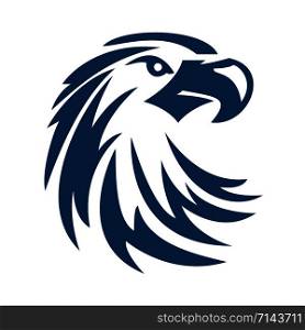 Eagle bird vector logo design. Hawk Bird Logo abstract design vector template.