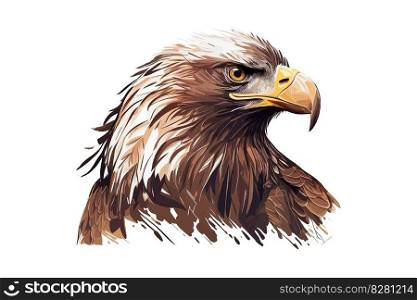 Eagle head icon. Vector illustration desing.