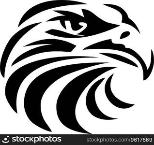 Eagle head tribal Royalty Free Vector Image