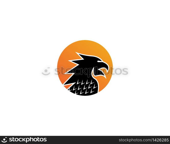 Eagle head vector illustration