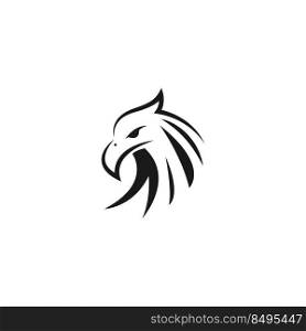 Eagle icon logo design illustration template