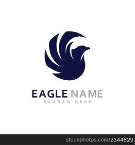 Eagle Logo Design Vector Eagle wings vector symbol Template illustration