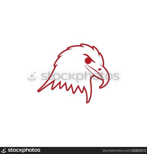 Eagle logo design vector image