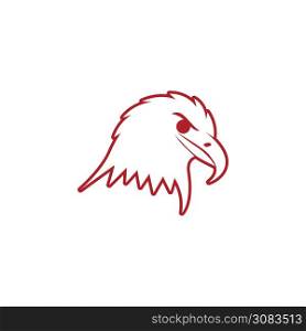 Eagle logo design vector image
