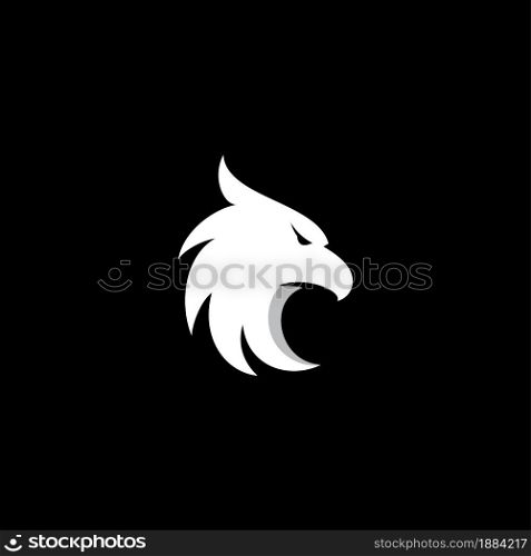 Eagle Logo icon Design falcon head vector