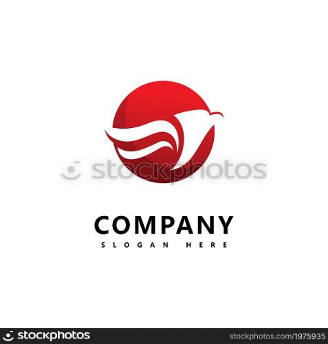 Eagle logo icon vector template