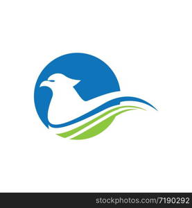 Eagle logo template vector icon illustration design