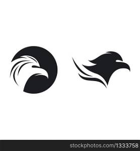 Eagle logo vector icon illustration design